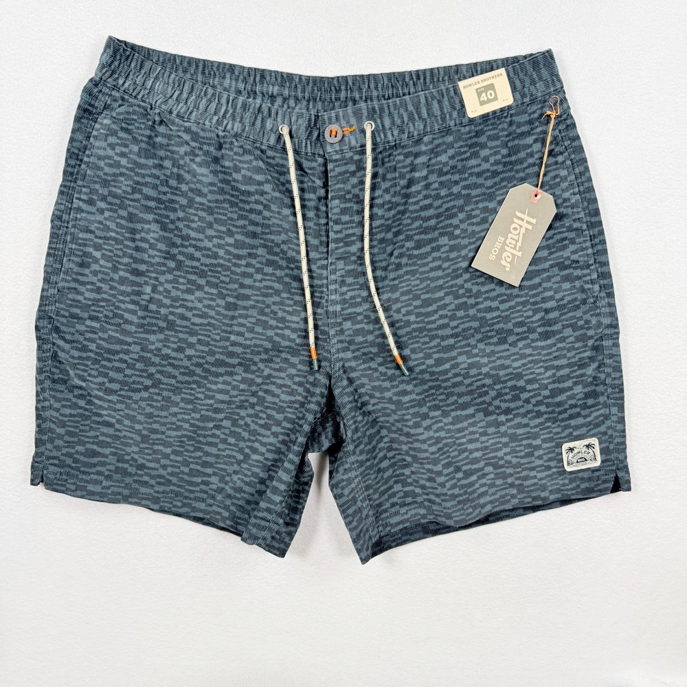 Howler Brothers Pressure Drop Cord Shorts 40 Canyon Distortion Media Noche 1335